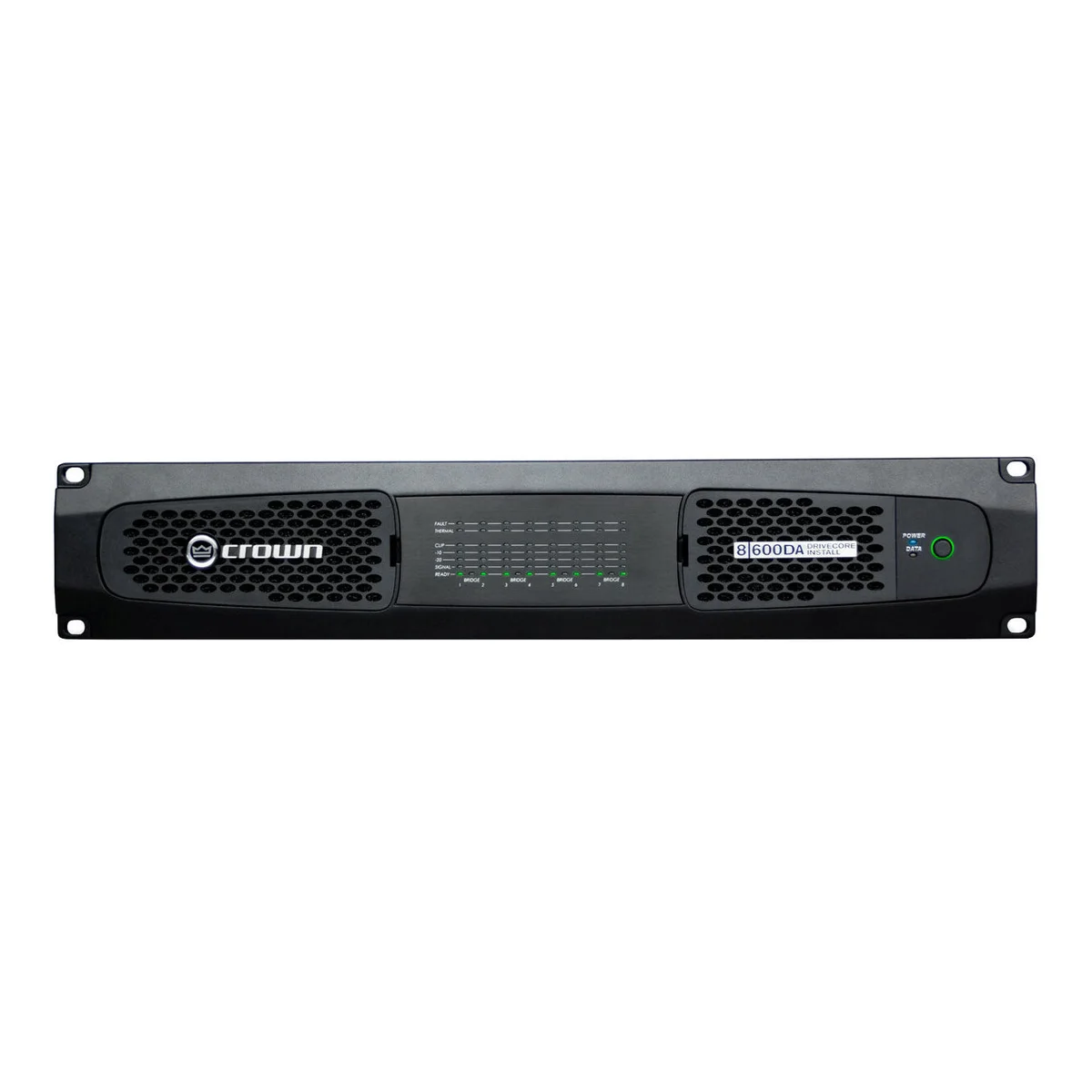 Crown DCi 8|600DA 8-Channel 70/100V Power Amplifier with Dante