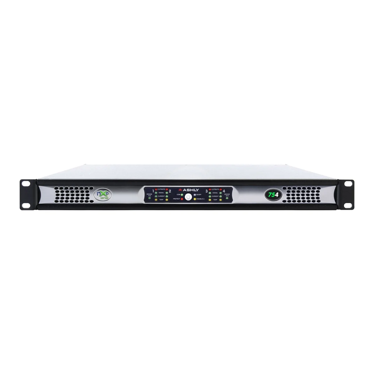 Ashly nXp754d nXp Multi-Mode 4x75W Dante Power Amplifier