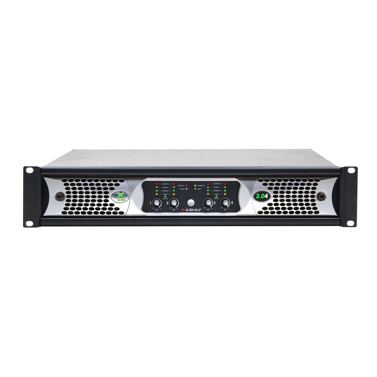 Ashly nXp3.04d nXp Multi-Mode 4x3000W Dante Power Amplifier