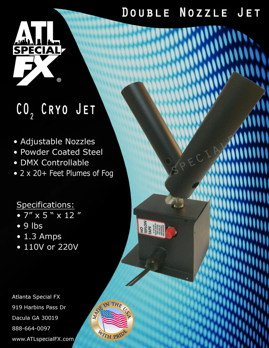 CO2 Cryo Jet Double Cannon