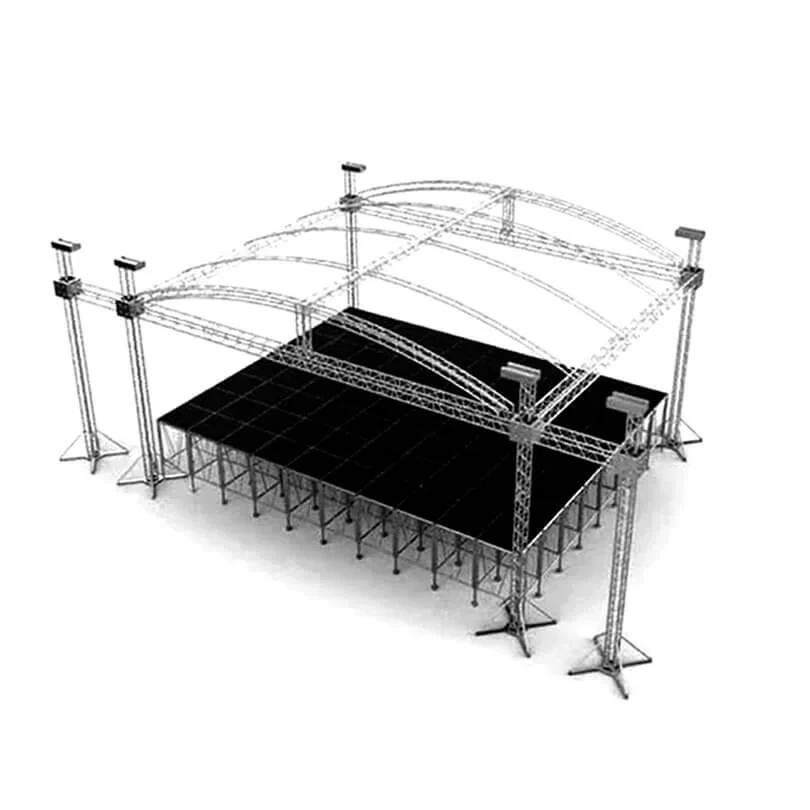 Curved Truss Roof 12x8m