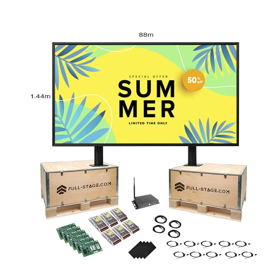 Outdoor Advertising LED Display P3 2,88 x 1,44m