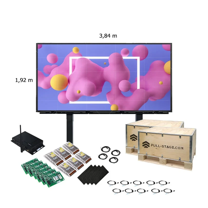 Outdoor Advertising LED Display P3 3,84x1,92 m
