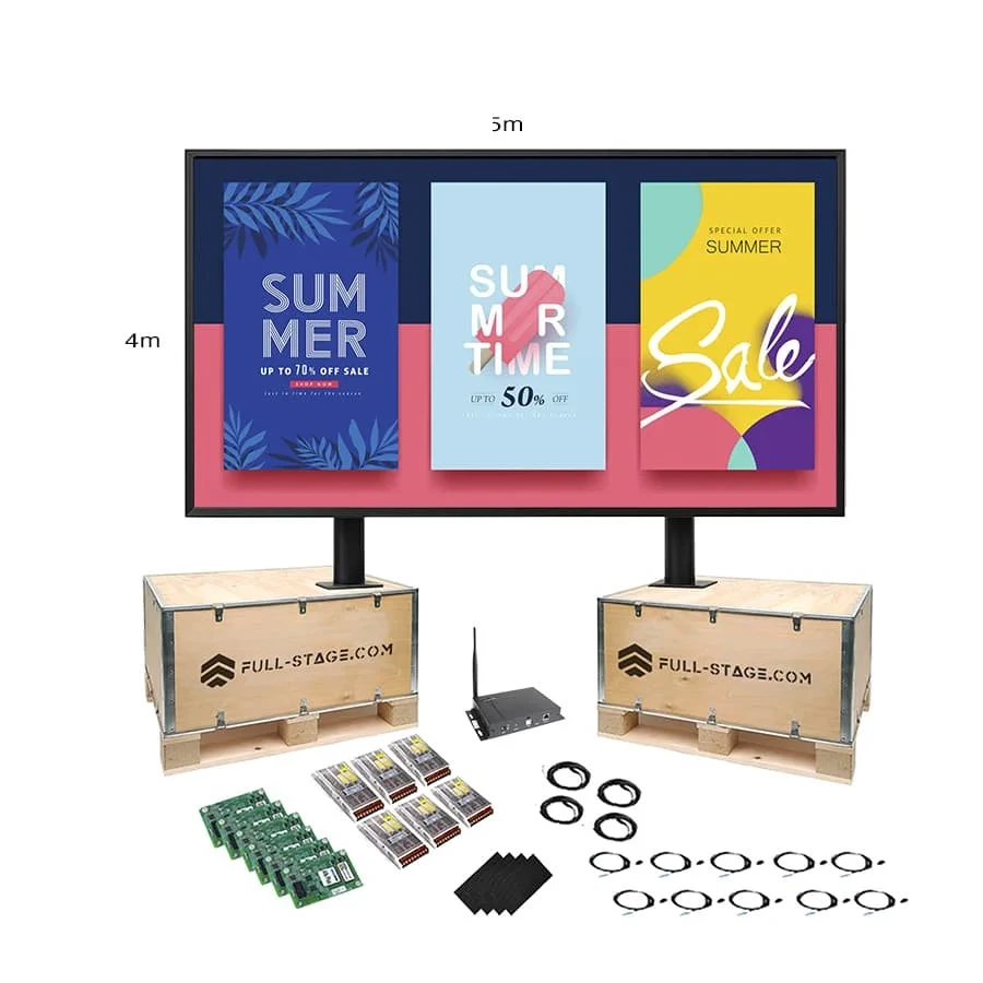 Outdoor Advertising LED Display P4 5x4 m