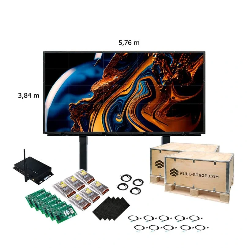 Outdoor Advertising LED Display P5 6x4 m