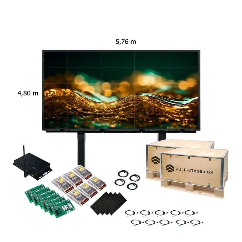 Outdoor Advertising LED Display P5 6x5 m