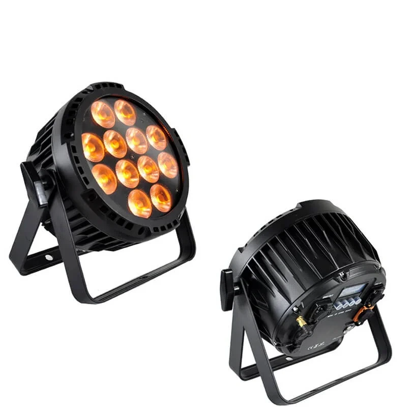Par LED 12x6W RGBWA + UV IP65 Rechargeable