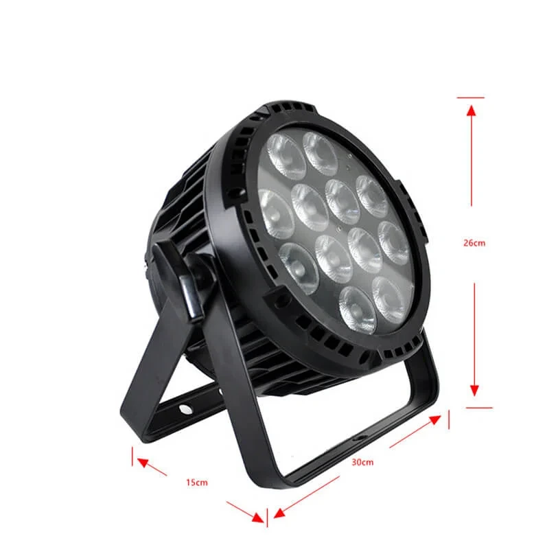Par LED 12x6W RGBWA + UV IP65 Rechargeable - Image 6