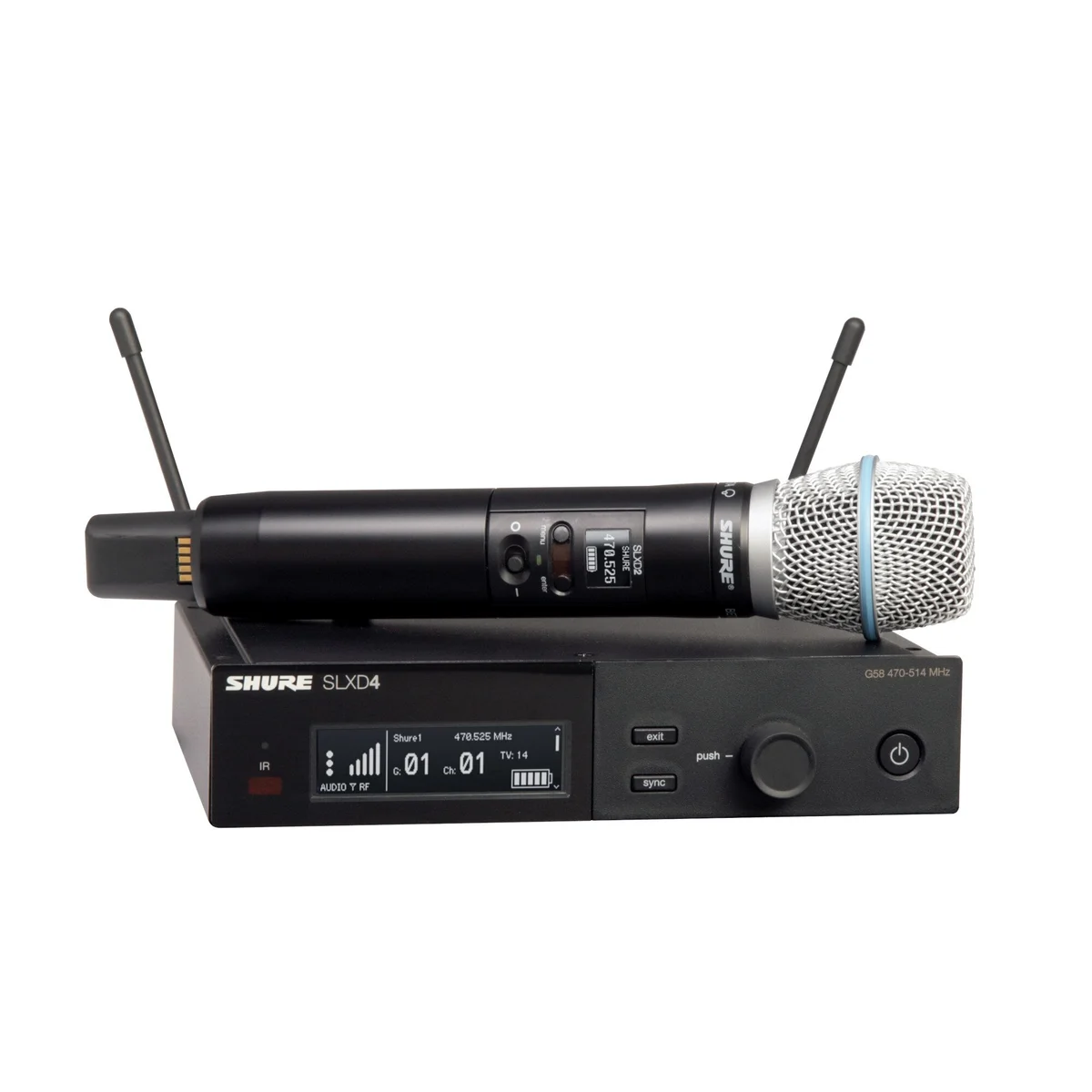 Shure SLXD24/B87A Wireless Handheld Microphone System