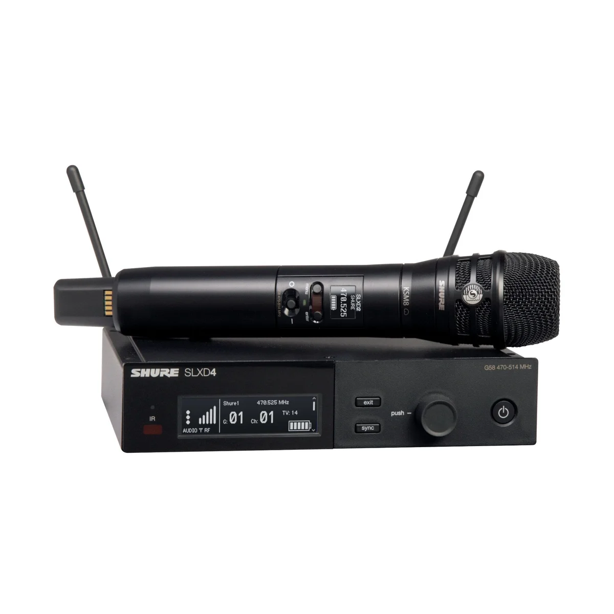 Shure SLXD24/K8B Wireless Handheld Microphone System